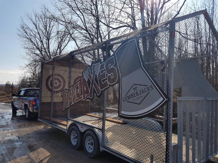 Axe Throwing Trailer